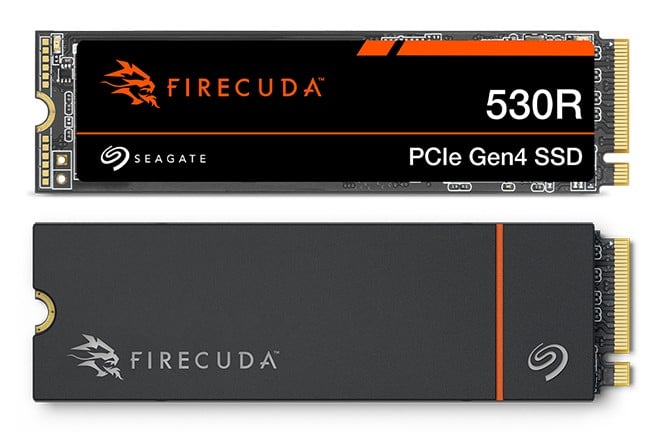 SEAGATE FireCuda 530R 2To SSD Heatsink PCIe Gen4x4 NVMe M.2