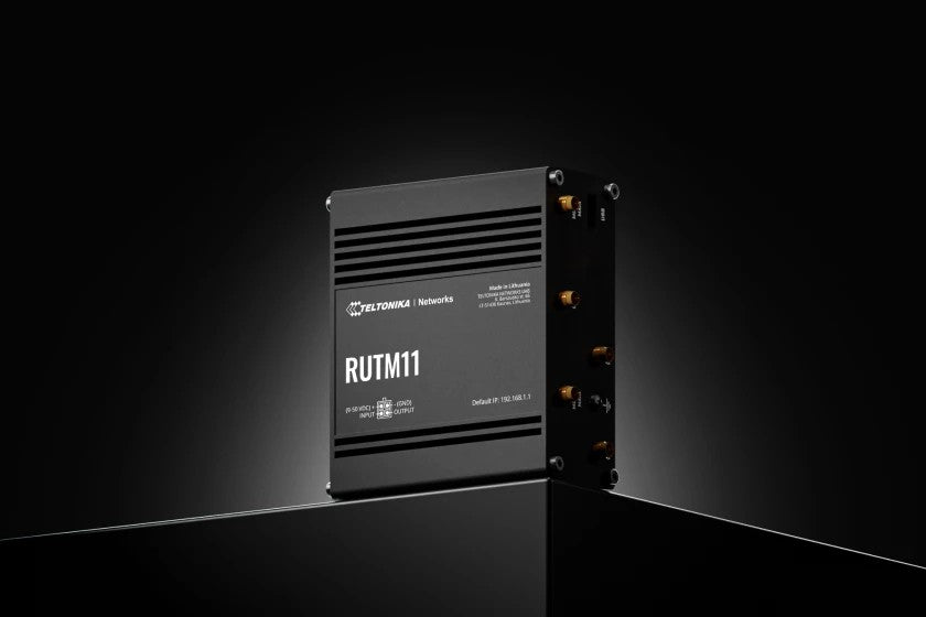 TELTONIKA NETWORKS RUTM11 DUAL SIM 4G/LTE/GNSS 4x RJ45-Ports WiFi router