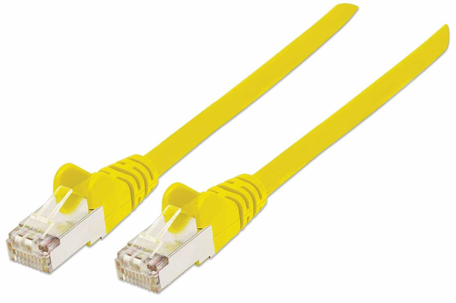 Intellinet 740777 câble de réseau Jaune 1,5 m Cat7 S/FTP (S-STP)