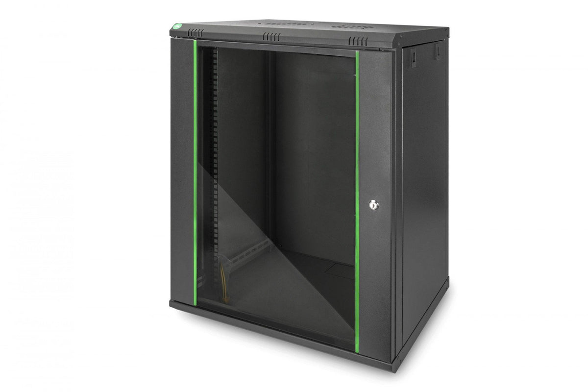 Digitus DN-19 16-U-EC-SW étagere 16U Rack monté sur le mur Noir