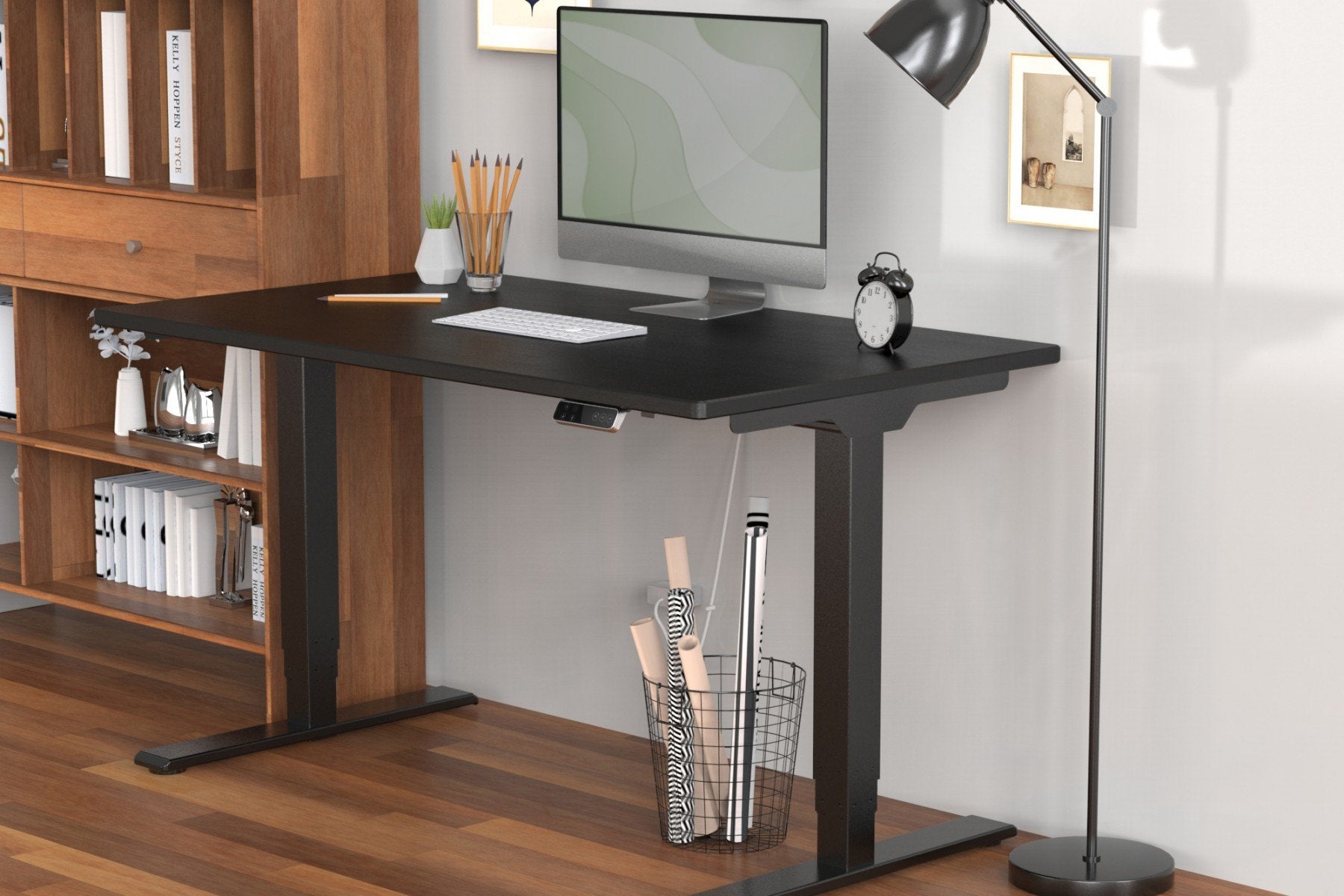 Digitus DA-90434 Cadre de bureau Electrique 2 pieds
