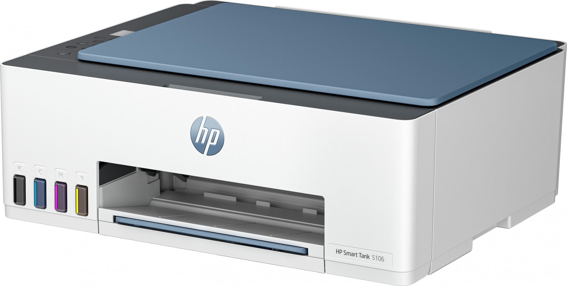 HP Smart Tank Imprimante Tout-en-un 5106, Couleur, Imprimante pour Maison et Bureau a domicile, Impression, copie, numérisation, Sans fil  Réservoir d’imprimant