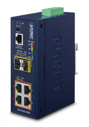 PLANET IGS-5225-4P2S commutateur réseau Géré L2+ Gigabit Ethernet (10/100/1000) Connexion Ethernet, supportant l'alimentation via ce port (PoE) Bleu