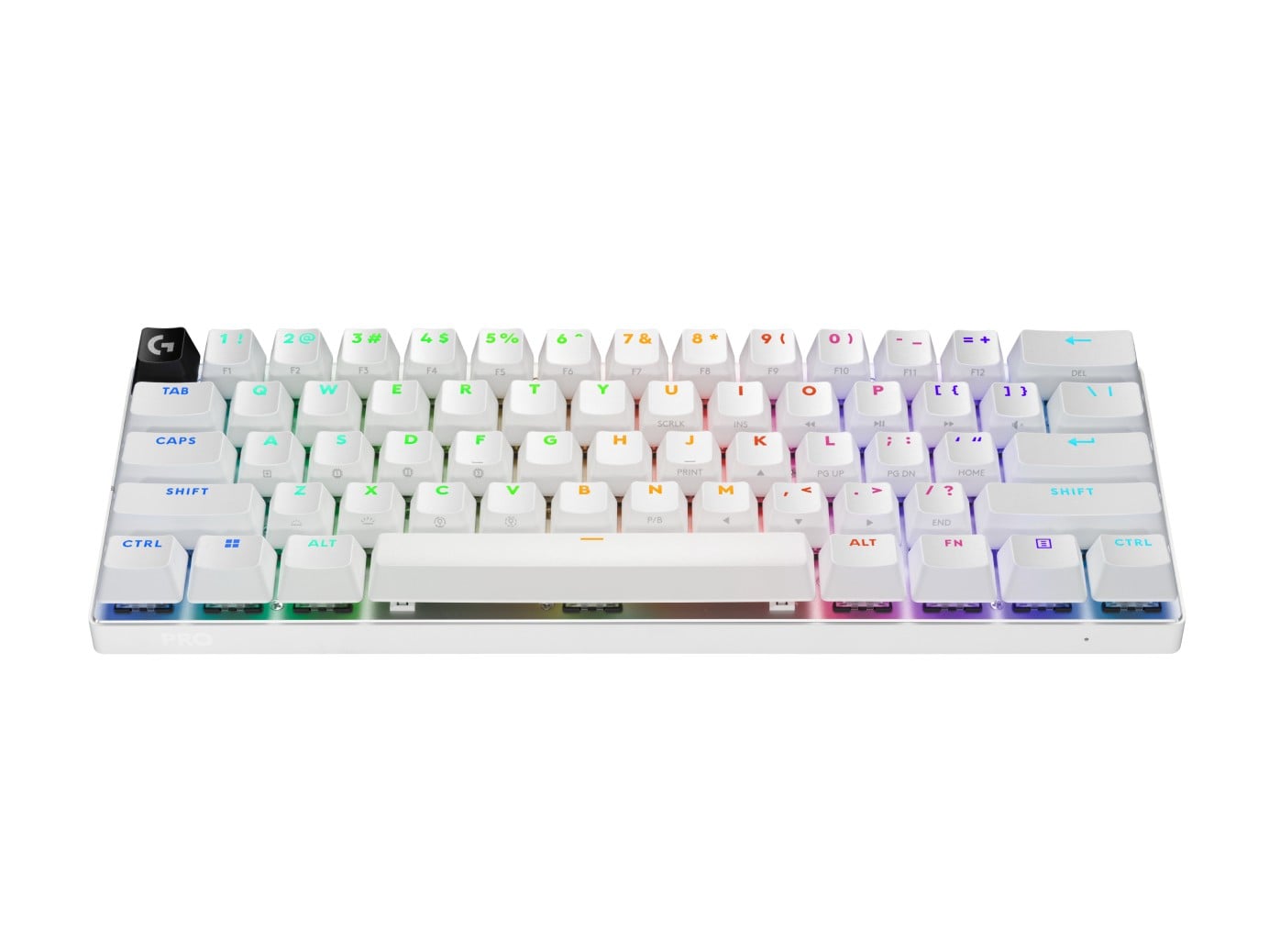 Clavier de jeu Logitech 920-011930 G Pro X 60 TKL Lightspeed Blanc
