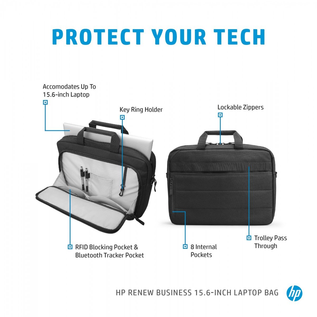 HP Renew Business 15.6pcs Laptop Bag