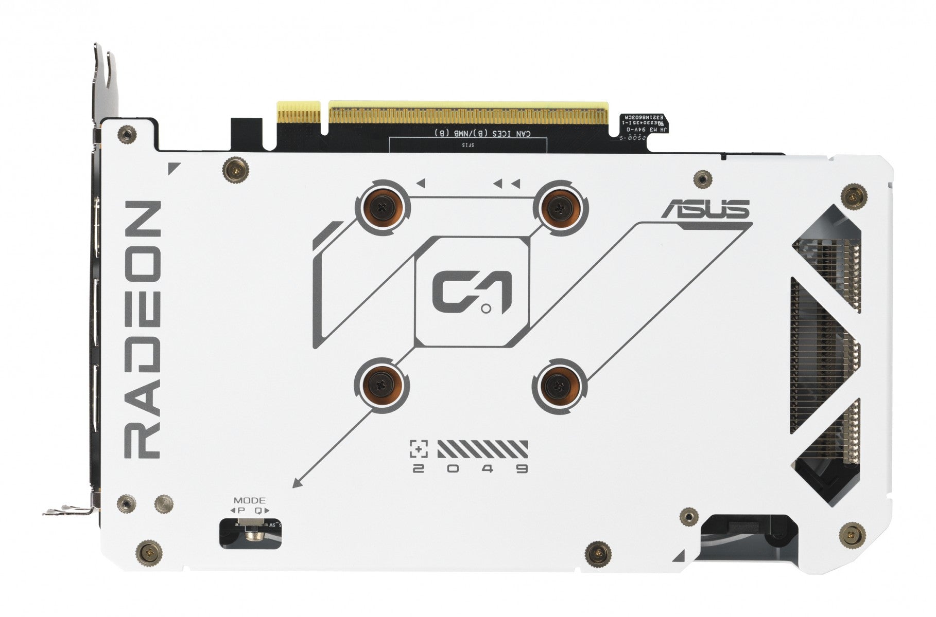 ASUS DUAL RX 9060 XT 16Go GDDR6 2xDP 1xHDMI WHITE