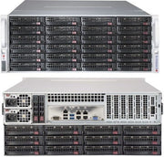 Supermicro CSE-847BE2C-R1K23LPB 4U SC847B LP Chassis SAS3 dual expander,10K fan 1200W PWS