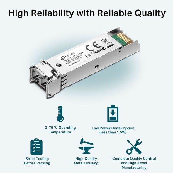 TP-Link Omada TL-SM311LM module émetteur-récepteur de réseau Fibre optique 1250 Mbit/s mini-GBIC/SFP 850 nm