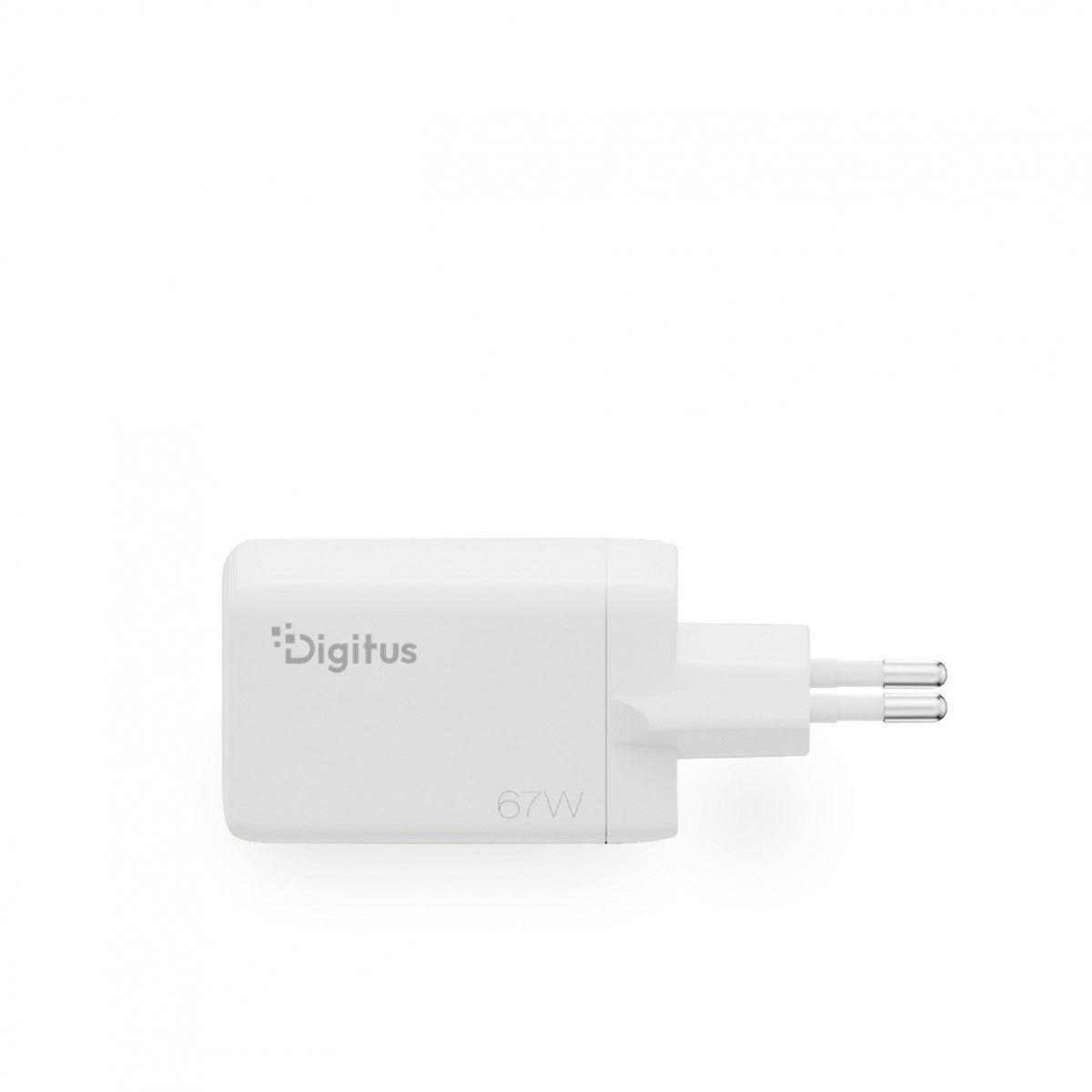 Digitus DA-10303 Chargeur mural GaN II 67W | 2x USB-C, 1x USB-A | PD 3.0, QC 3.0 | Blanc