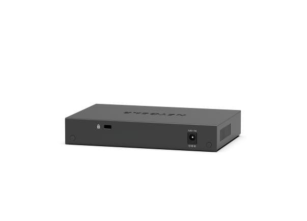 NETGEAR MS305 5-port multi-gig 2.5G Unmanaged Switch Metal Housing Fanless for Desktop and Wall Mounting