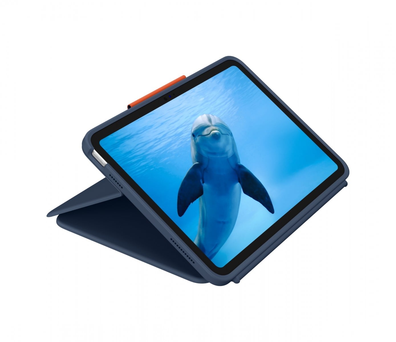 Logitech 920-011188 Rugged Combo 4 Touch Folio Clavier pour iPad Bleu Classique