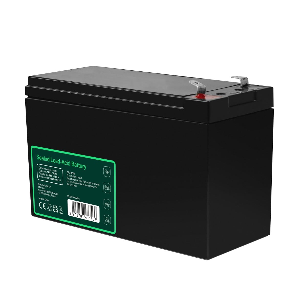 Green Cell AGM04 Batterie de l'onduleur Sealed Lead Acid (VRLA) 12 V 7 Ah