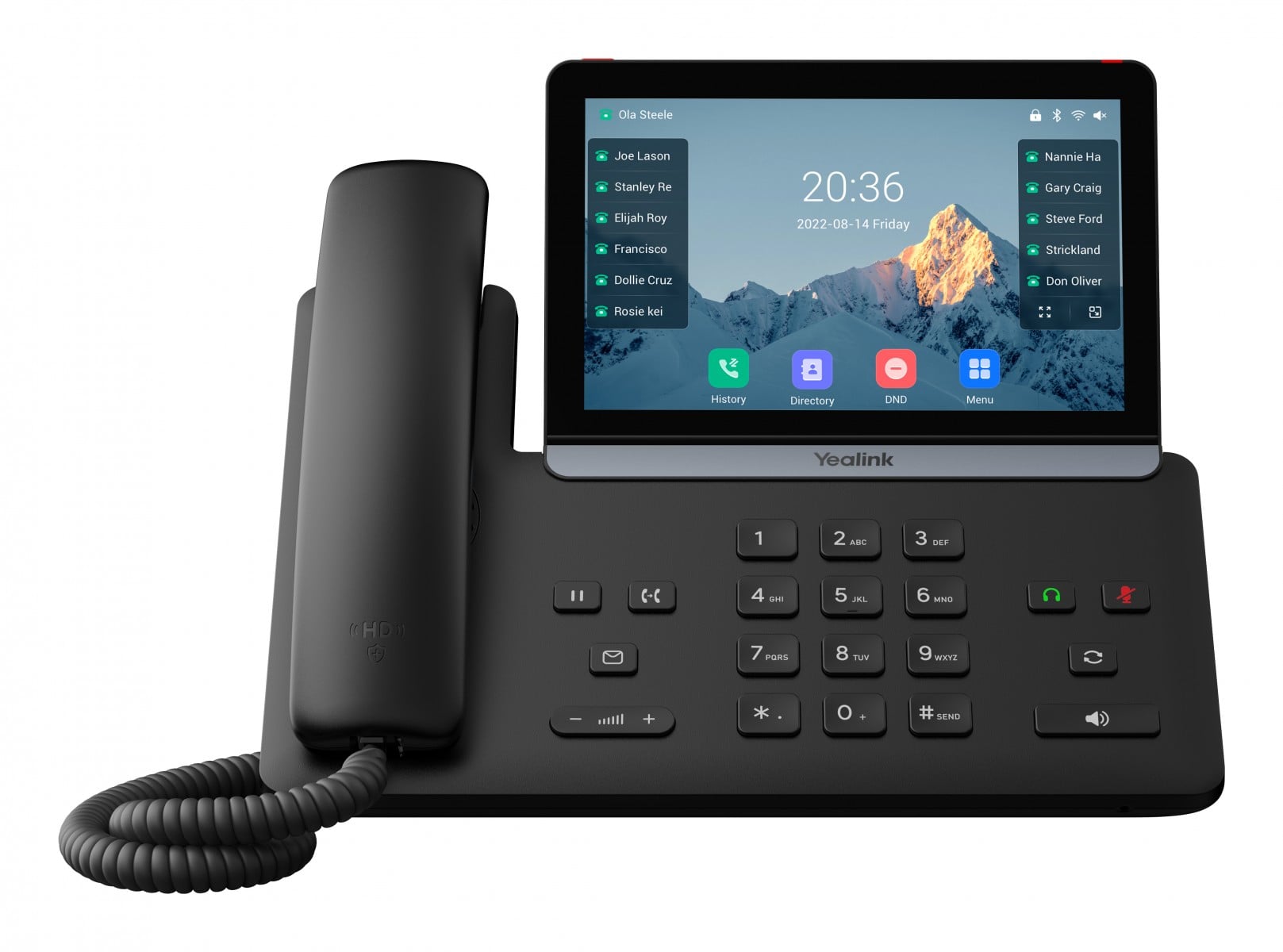 Téléphone IP SIP Yealink T87W (Wi-Fi)