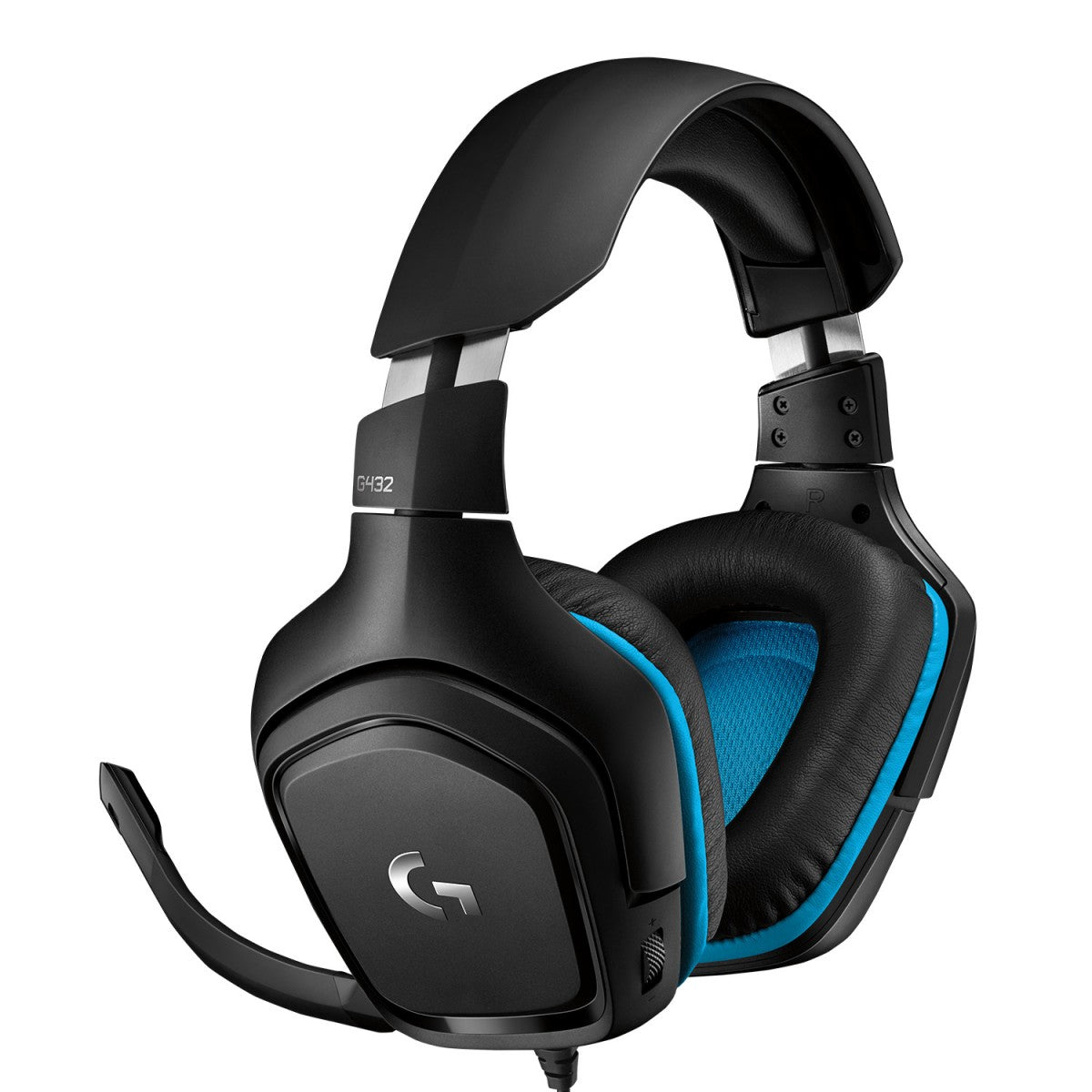 LOGITECH Gaming Headset G432 Headset 7.1 channel full size wired USB 3.5 mm jack black