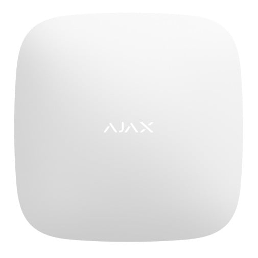 Ajax Systems 38245.40.WH1 Hub 2 Plus Jeweller (2xSIM,WiFi,Ethernet,LTE) Blanc - panneau de contrôle d'alarme sans fil