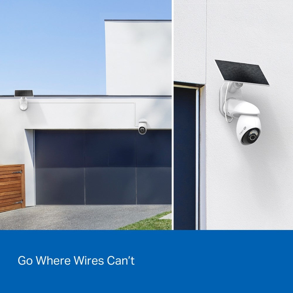 TP-LINK Solar-Powered Pan/Tilt Security Camera Kit 4K 8MP