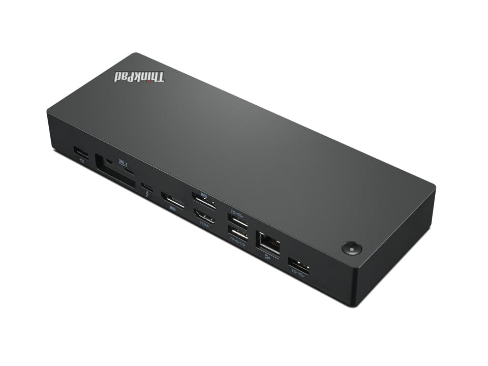 Lenovo 40B00300DK station d'accueil Avec fil Thunderbolt 4 Noir, Rouge