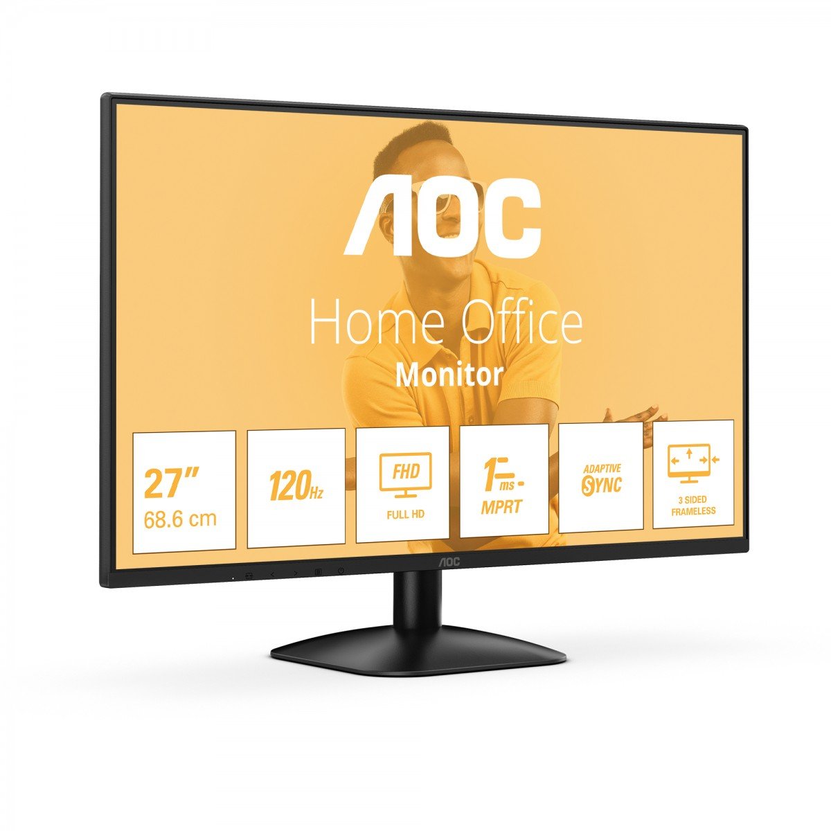 AOC 27B31H 27p FHD IPS 120Hz 1ms 300cd/m2 D-SUB HDMIx2 DP