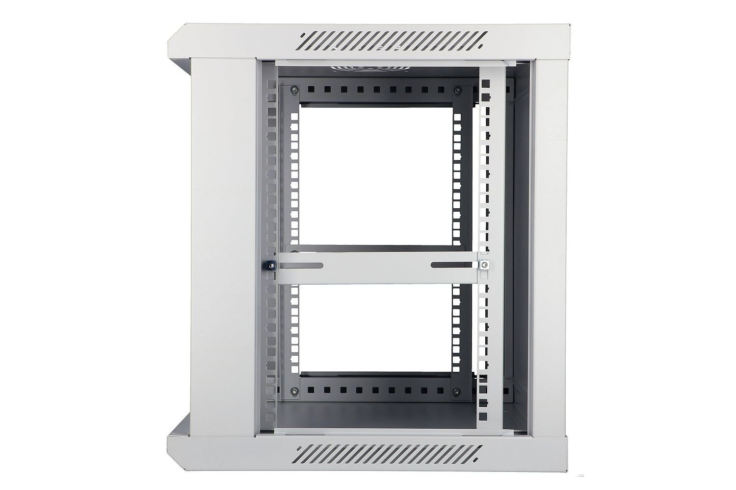 Extralink Cabinet rack EX.8574 400mm 600mm 450 mm hanging Openable 19'' 9U Rack monté sur le mur Gris
