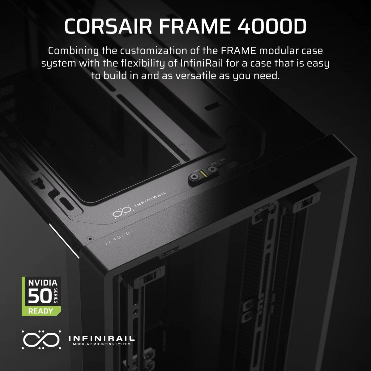 Corsair FRAME 4000D Midi Tower Noir
