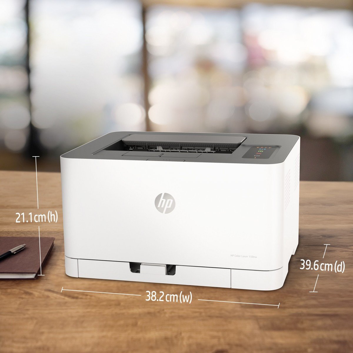 HP Color Laser 150nw Printer colour laser A4 600x600dpi 4ppm colour 18ppm capacity 150 sheets USB 2.0 LAN Wi-Fi