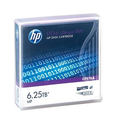 HPE LTO-6 Ultrium 6.25TB MP RW Data Cart