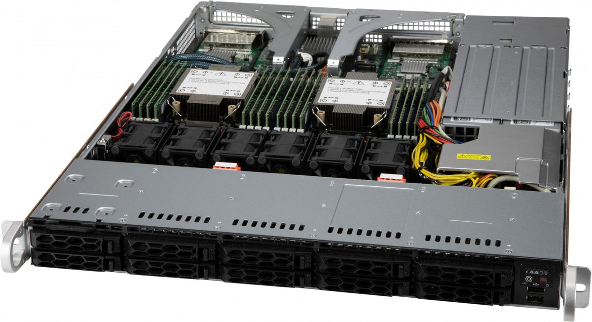 Supermicro CSE-LB16AC10-R860AW 1U SCLB16 CloudDC Chassis w/ Redundant 860W PWS,RoHS