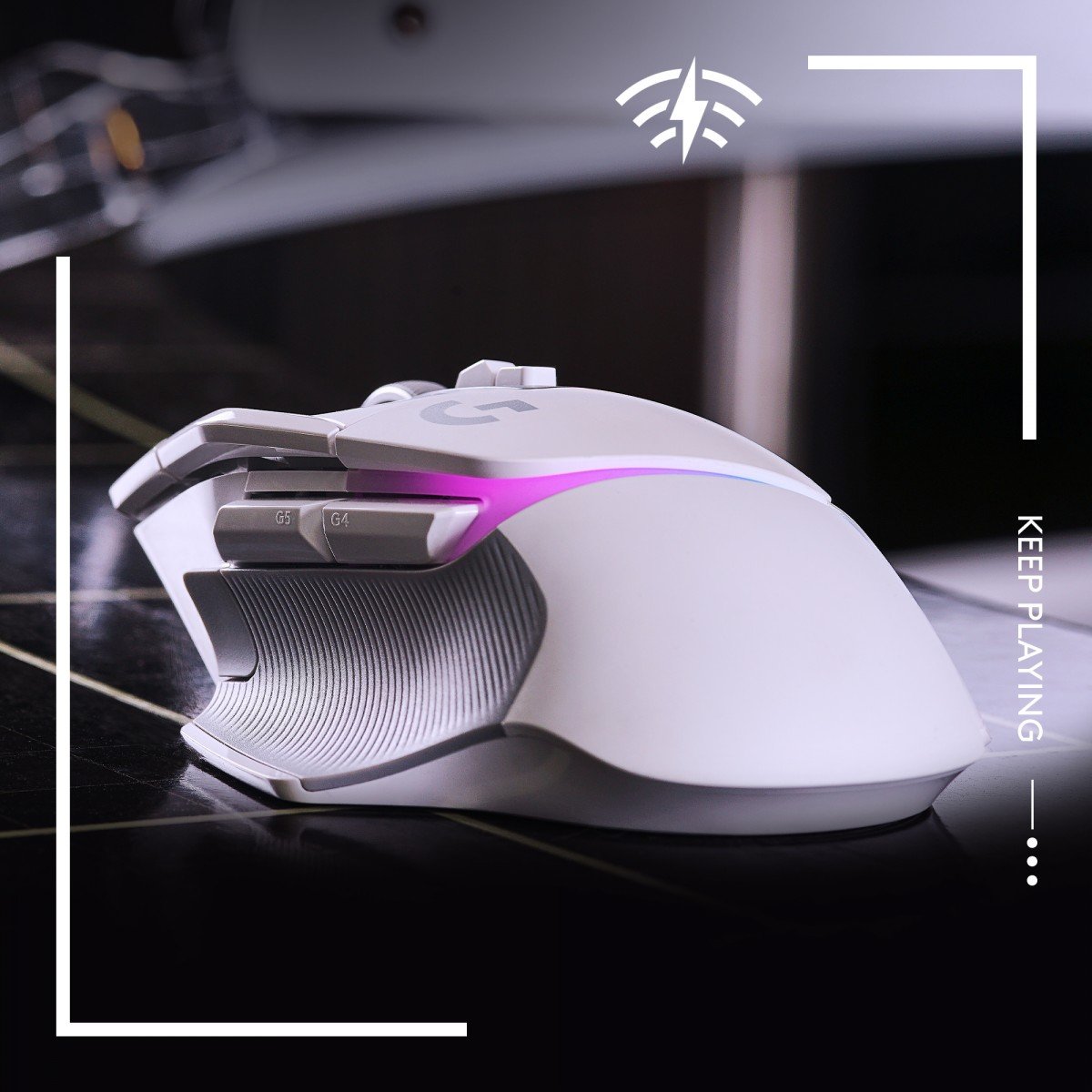 LOGITECH G502 X PLUS - WHITE/PREMIUM - EER2