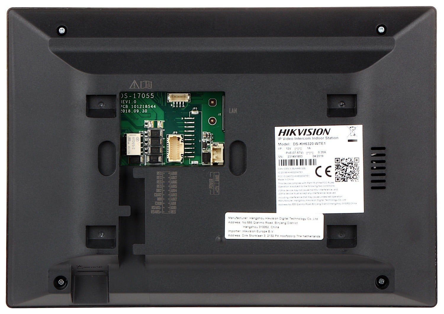 Hikvision DS-KIS604-S(C) Kit de vidéophone IP