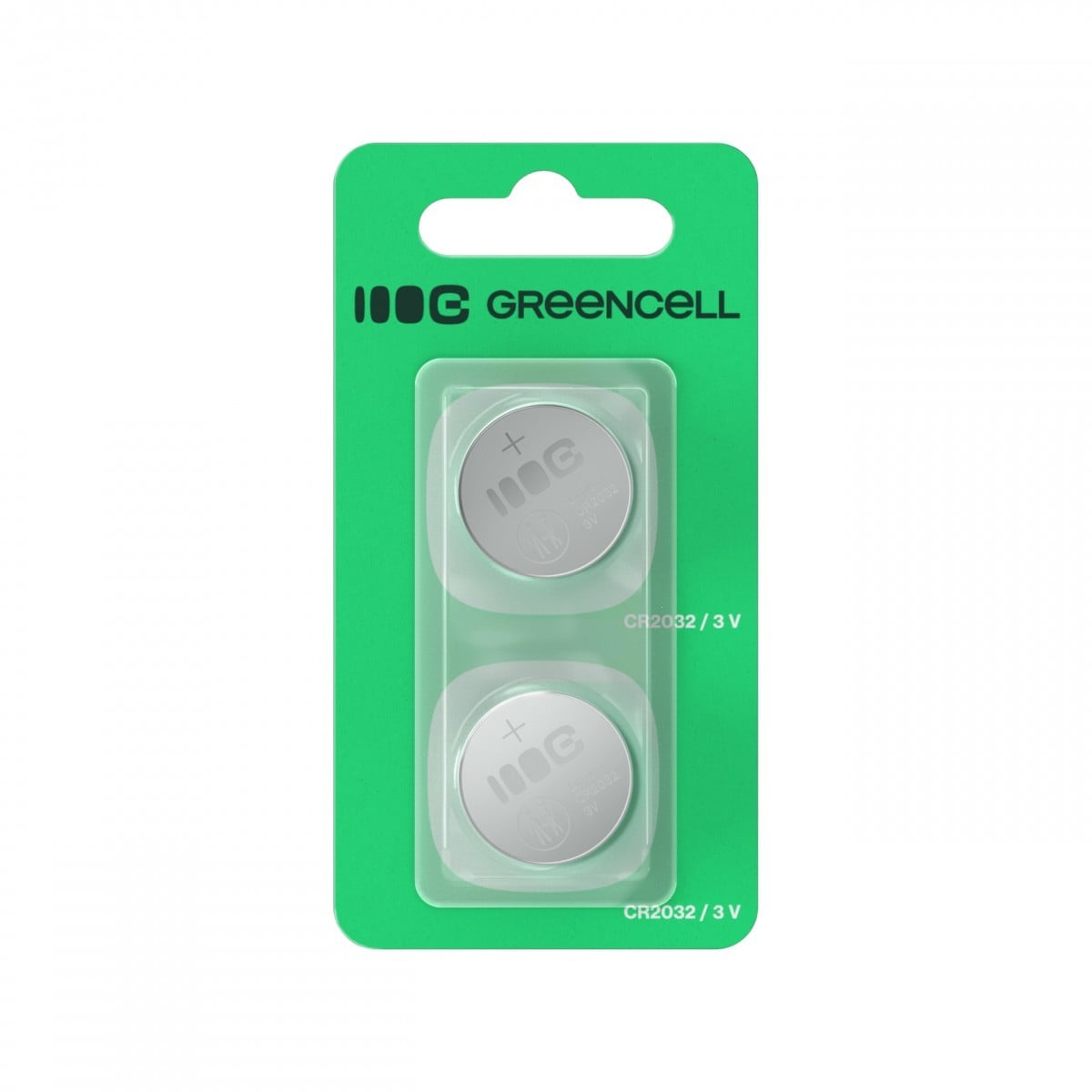 Green Cell X2CR2032 2x Pile bouton lithium CR2032 3V 220mAh
