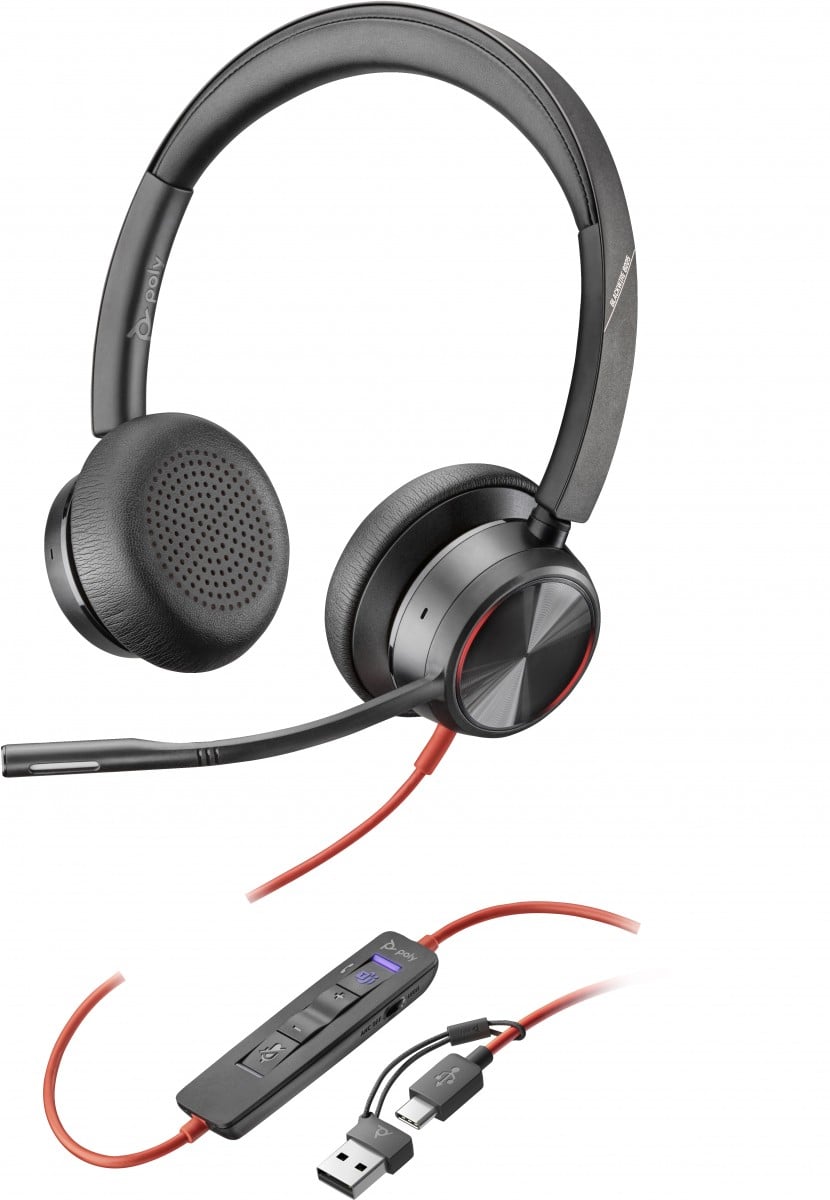 Poly BW 8225 Stereo -M USB-C HS+USB-C/A