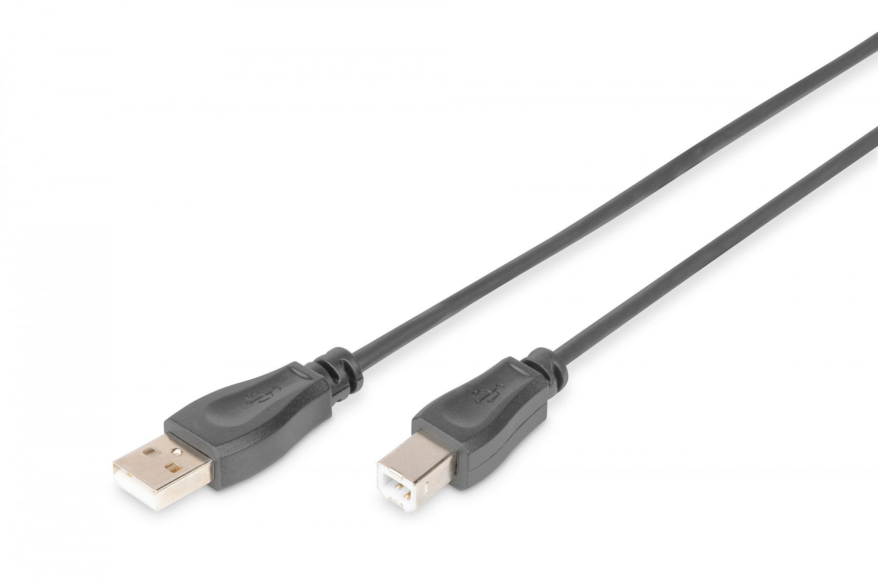 Digitus AK-300105-018-S câble USB USB 2.0 USB A USB B 0,48 Gbit/s Noir