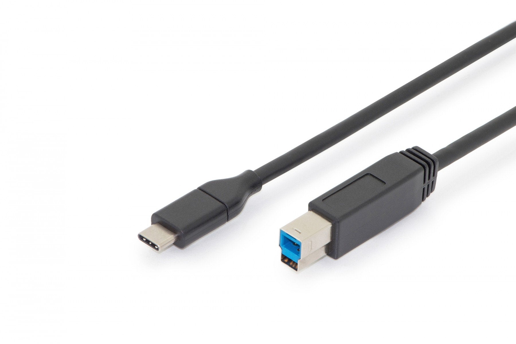 Digitus AK-300149-018-S câble USB USB 2.0 1,8 m USB C USB B 5 Gbit/s Noir