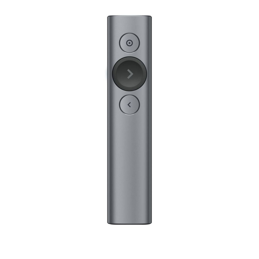 LOGITECH Spotlight Presentation remote control 3 buttons slate