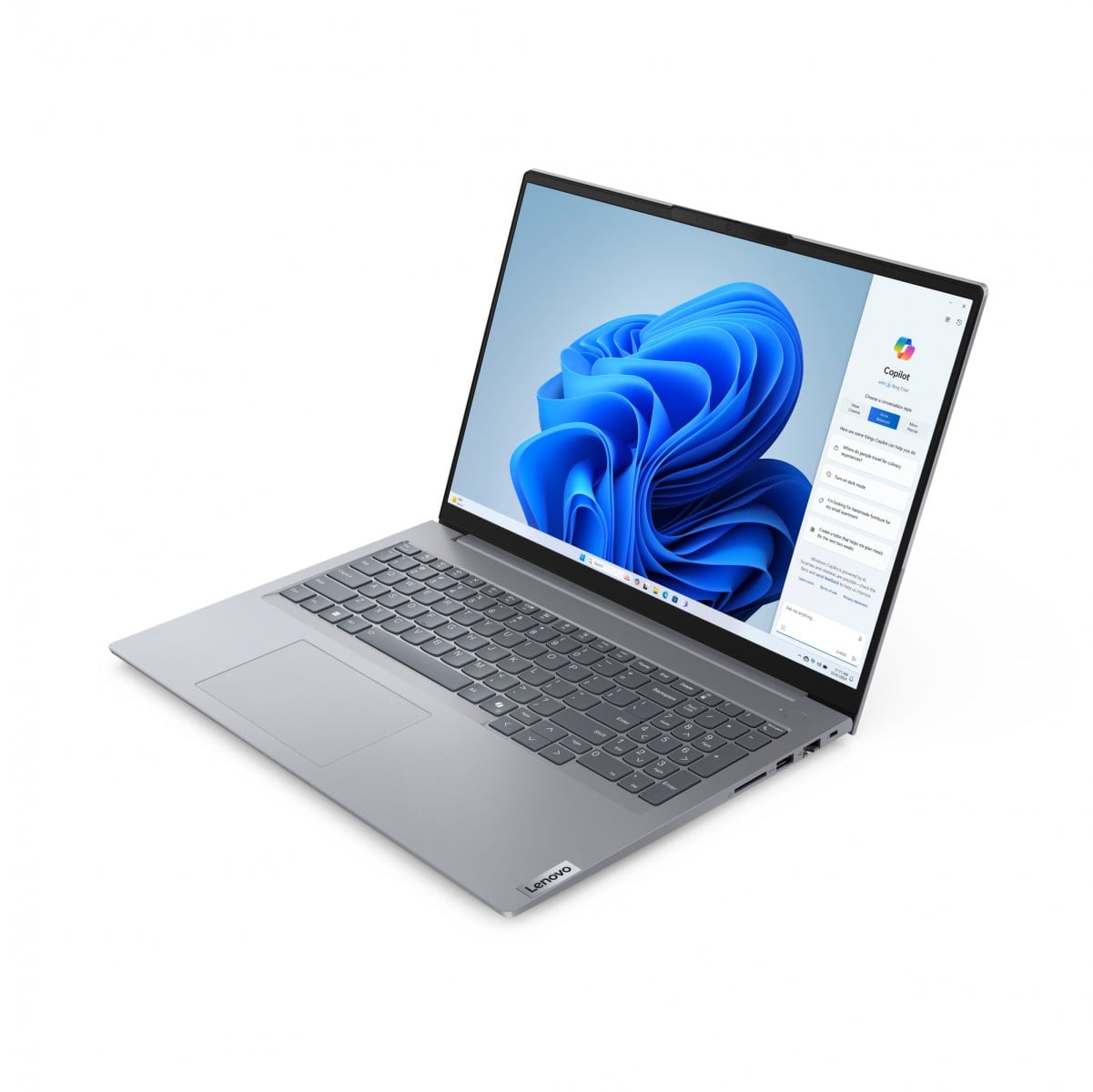 "Lenovo ThinkBook 16 G7 ARP AMD Ryzen™ 7 7735HS Ordinateur portable 40,6 cm (16"") WUXGA 16 Go DDR5-SDRAM 1 To SSD Wi-Fi 6E (802.11ax) Windows 11 Pro Gris"