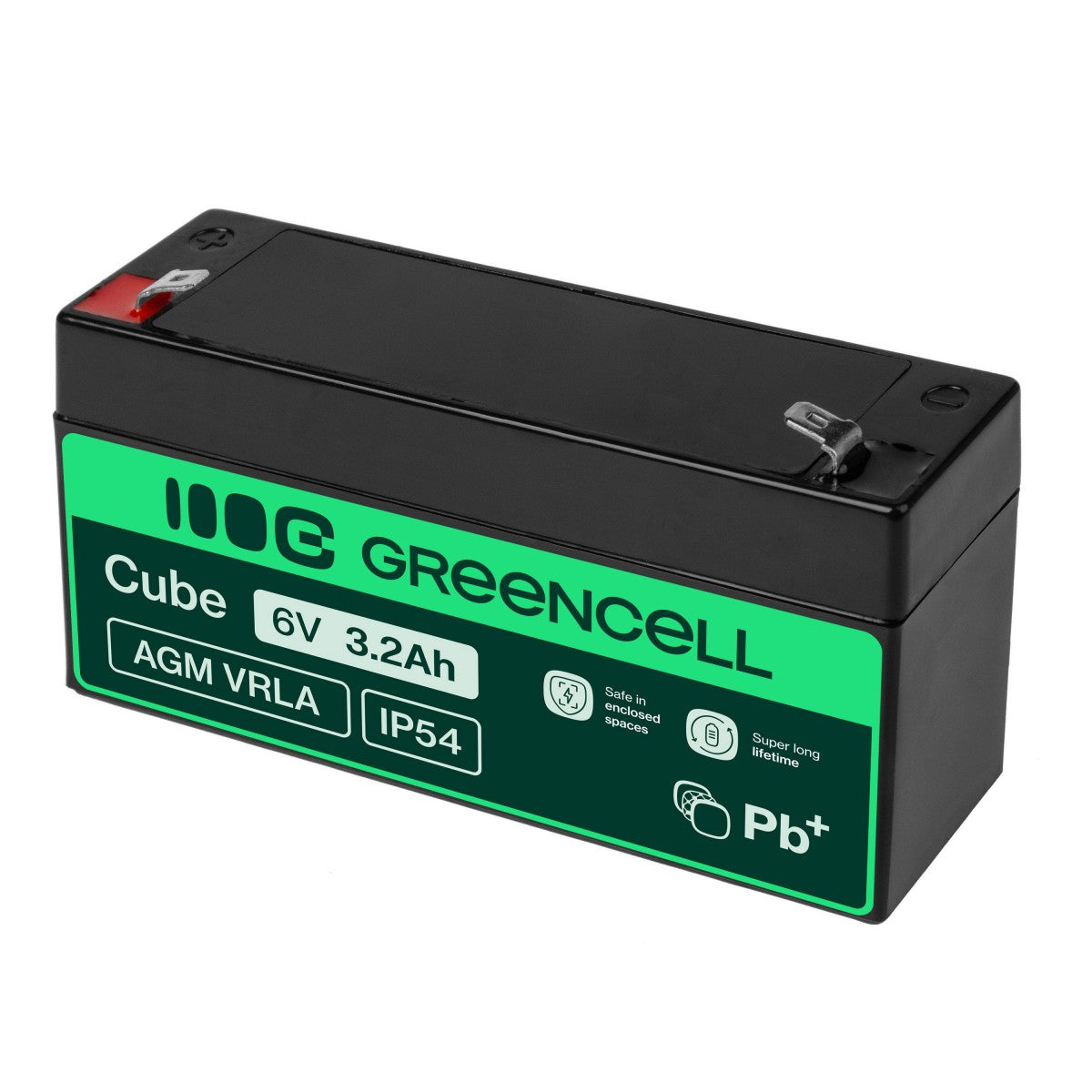 Green Cell AGM14 Batterie de l'onduleur Sealed Lead Acid (VRLA) 6 V 3,2 Ah