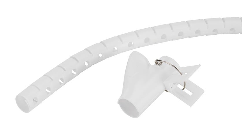 NEOMOUNTS Spiral Cable Wrap 20mm multiple cables white