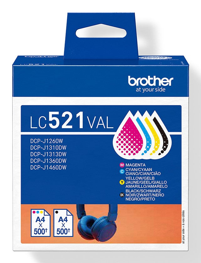 BROTHER Value pack CMYK up to 4x500 pages
