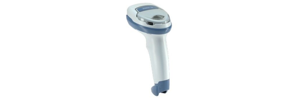Zebra DS4608-HC4000BVZWW lecteur de code barres Lecteur de code barre portable 1D/2D LED Bleu, Blanc