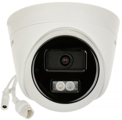 Hikvision DS-2CD1343G2-LIU 2.8mm PL 4 MP Caméra Réseau Turret Fixe a Lumiere Hybride Intelligente (interface polonaise uniquement)