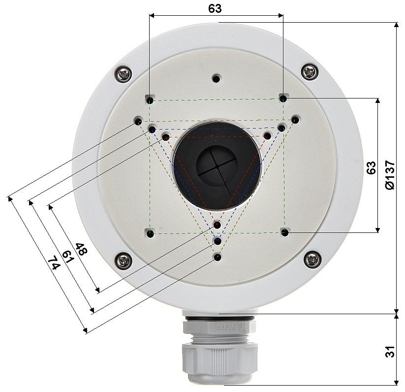 Hikvision DS-1280ZJ-S Junction box