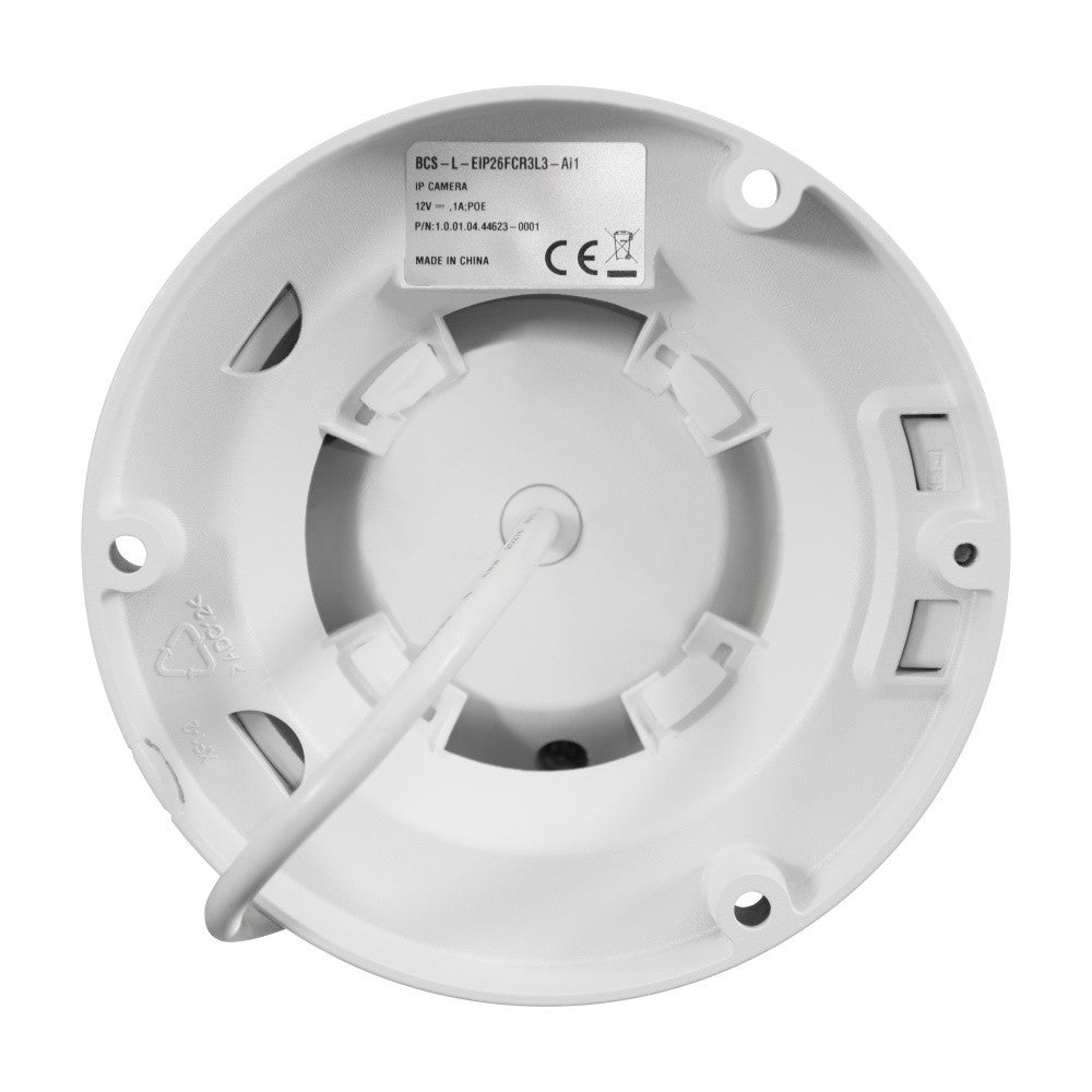 BCS BCS-L-EIP26FCR3L3-Ai1 Caméra dôme IP 6 MP avec NightColor et boîtier IP67