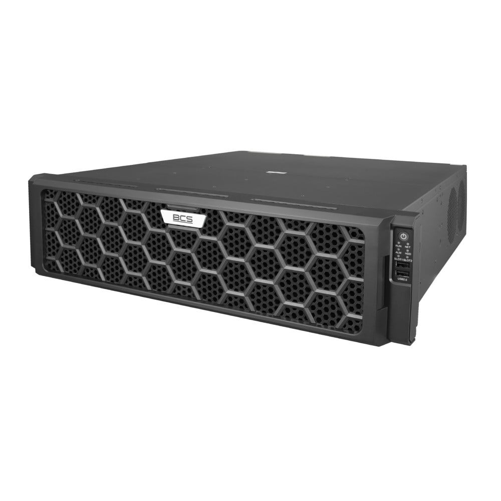BCS BCS-P-NVR6416R-8KR Enregistreur IP 64 canaux 32MP avec prise en charge de 16 disques durs et HDMI 8K
