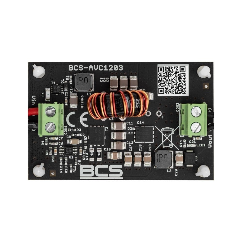 BCS BCS-AVC1203 Convertisseur DC/DC haute efficacité 12V 30W avec protection 3A