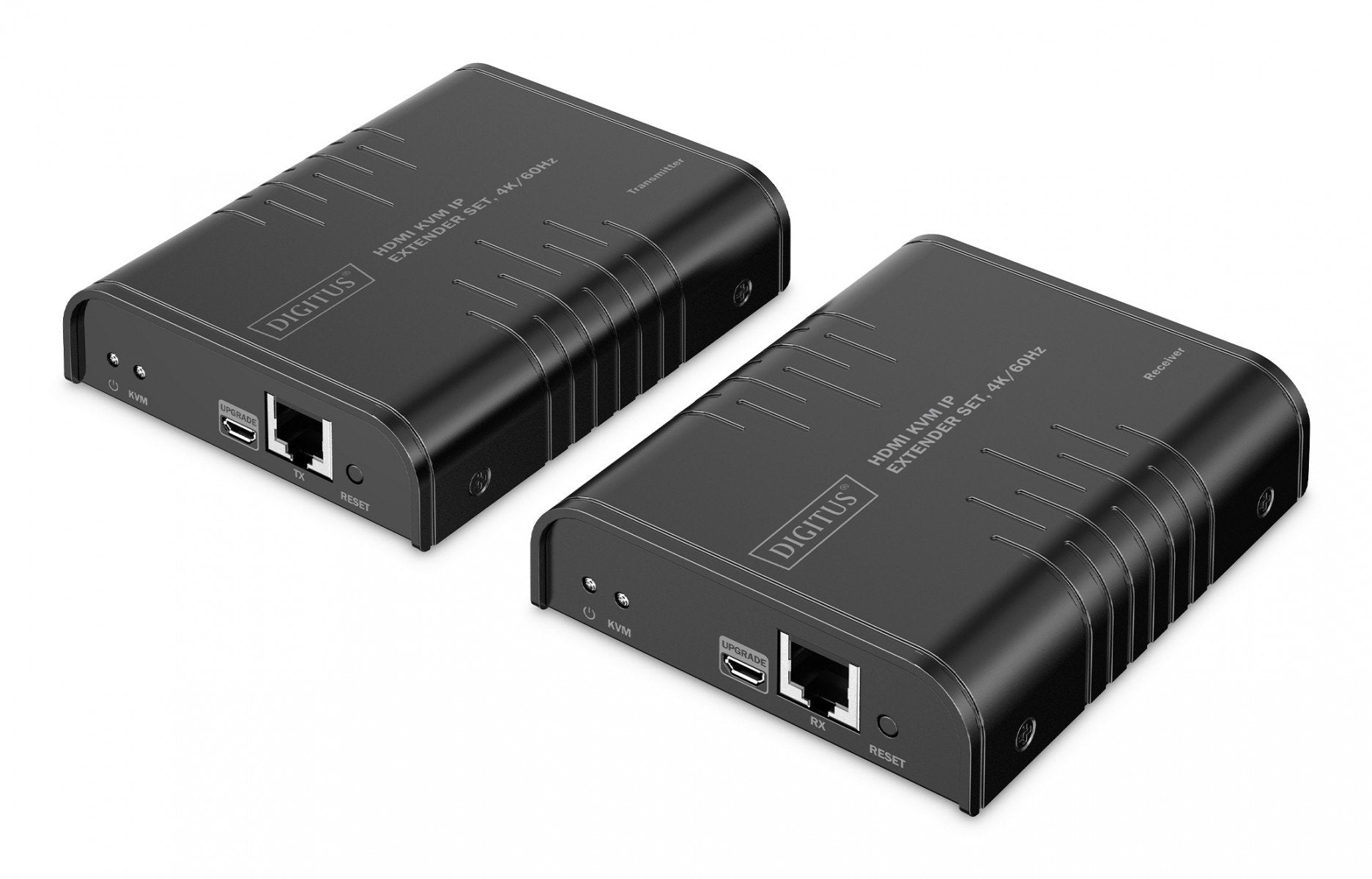 Extenseur HDMI Cat.6 4K/60Hz avec KVM USB 2.0 sur IP 1G jusqu'a 120m/200m, max. 253 récepteurs, écran tactile - ensemble