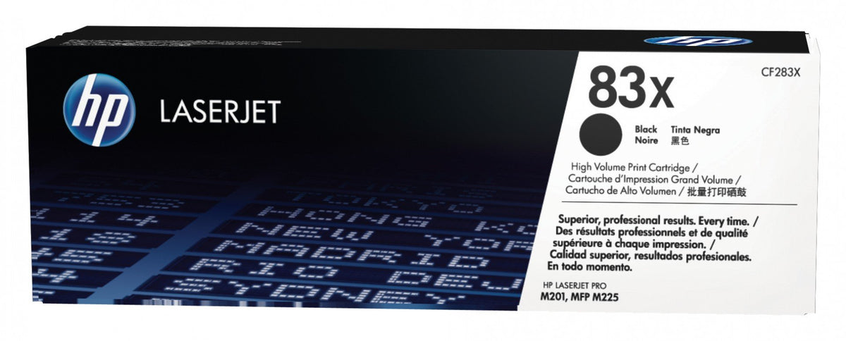 HP 83X original Toner cartridge CF283X black high capacity 2.200 pages 1-pack