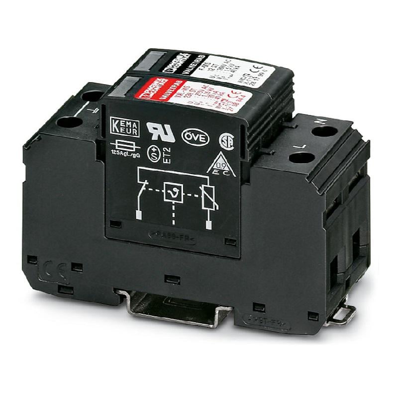 Limiteur de chirurgie AC Type 2, 1-Fase, Phoenix, Protection T2 Val-MS 230/1 + 1