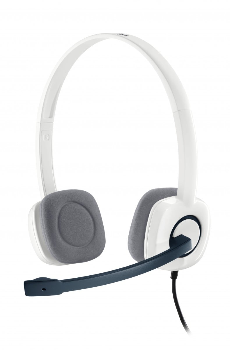 LOGITECH Stereo Headset H150 Headset on-ear wired coconut