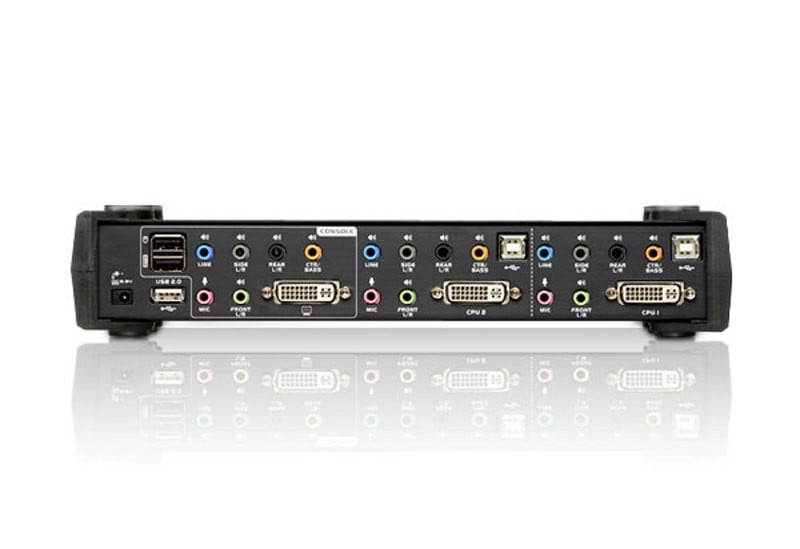Aten CS1782A KVM DVI Haute résol./USB 2 ports + Audio