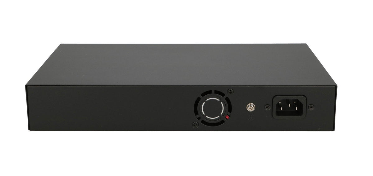 Extralink VIRTUS V3 Non-géré L2 Fast Ethernet (10/100) Connexion Ethernet, supportant l'alimentation via ce port (PoE) 1U Noir